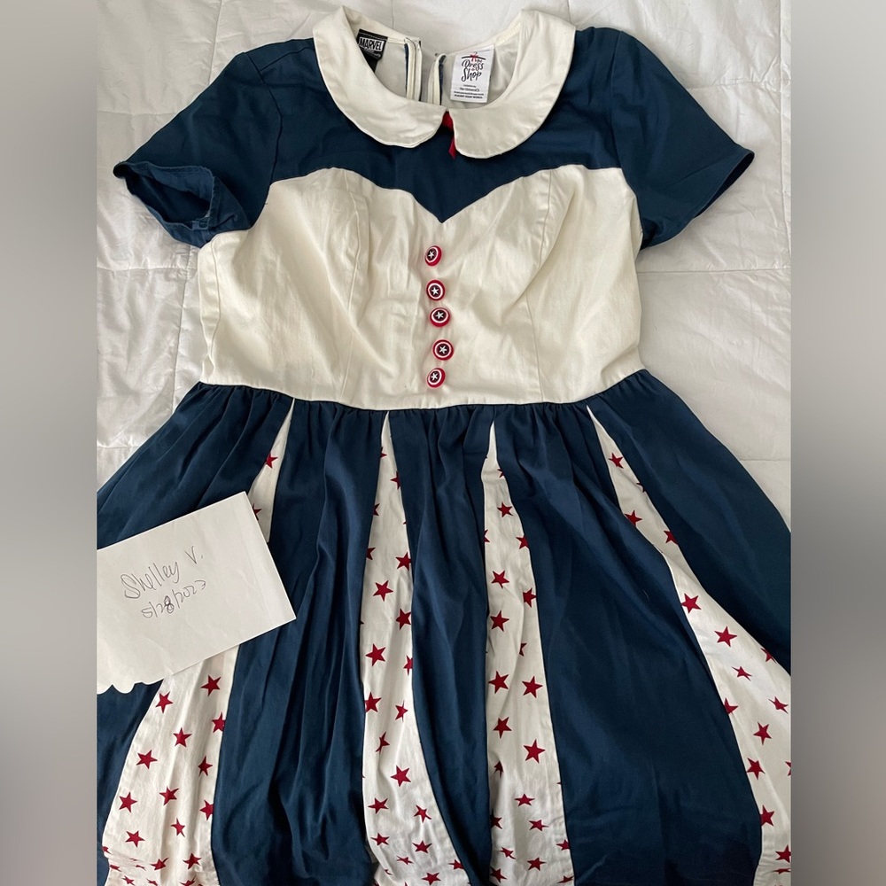 Captain American Disney Dress Shop dress size Large
